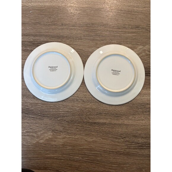 VTG Pfalzkeramik Inzell Streublumen 2 Mugs And Saucers Scattered Flowers German - Picture 7 of 11